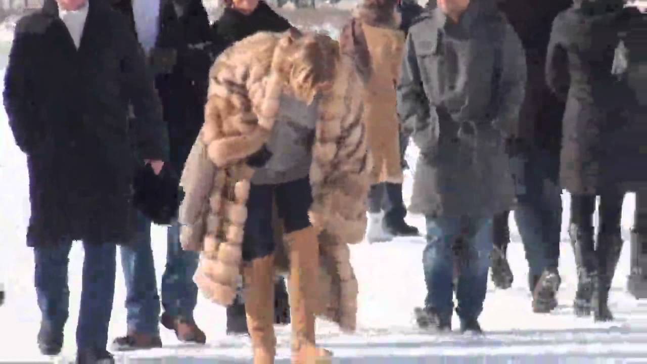 St Moritz. Furs in the streets. Part 7