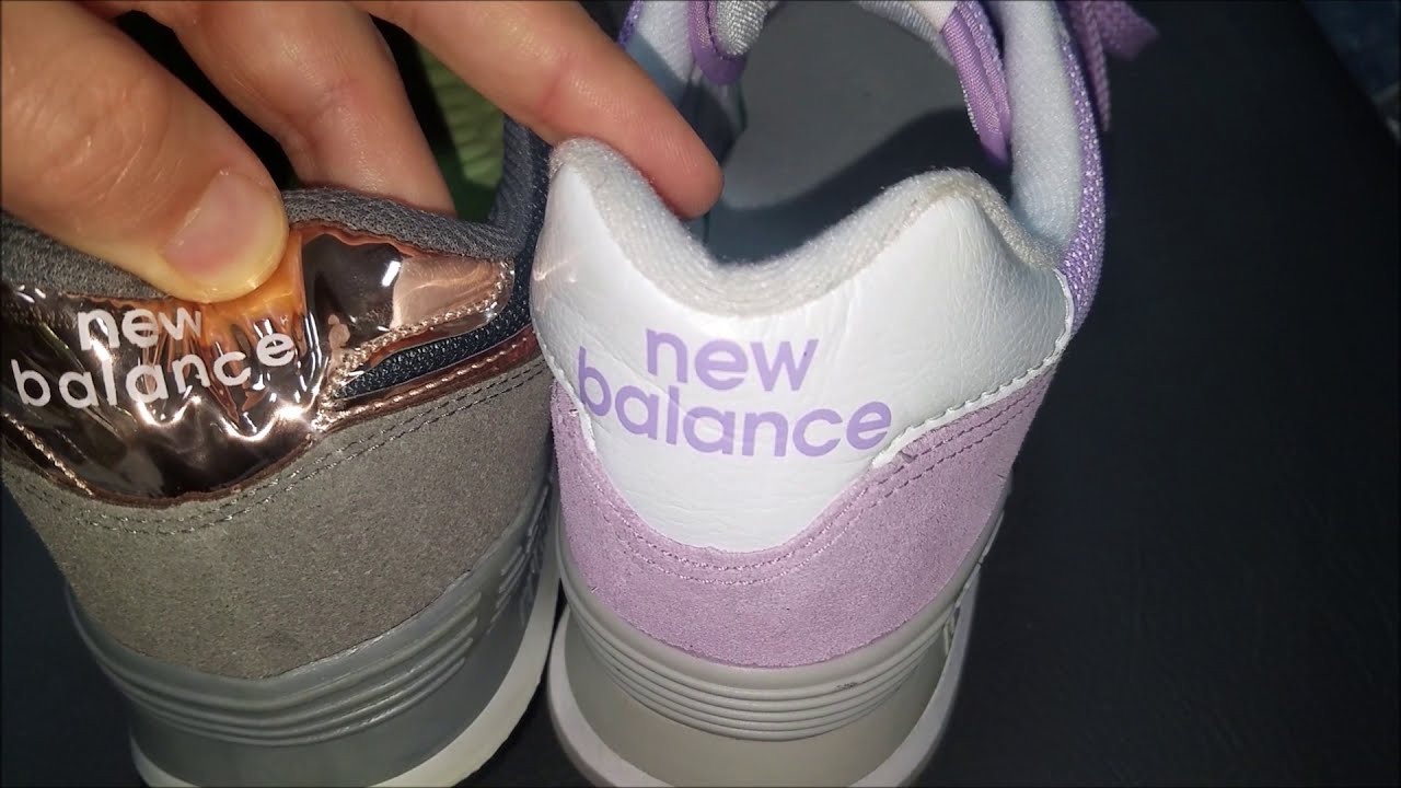 New Balance 574 sneakers real vs fake. How to spot original or counterfeit New balance 574
