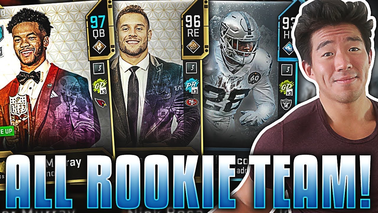 ALL ROOKIE LINEUP! KYLER MURRAY, NICK BOSA! Madden 20 Ultimate Team