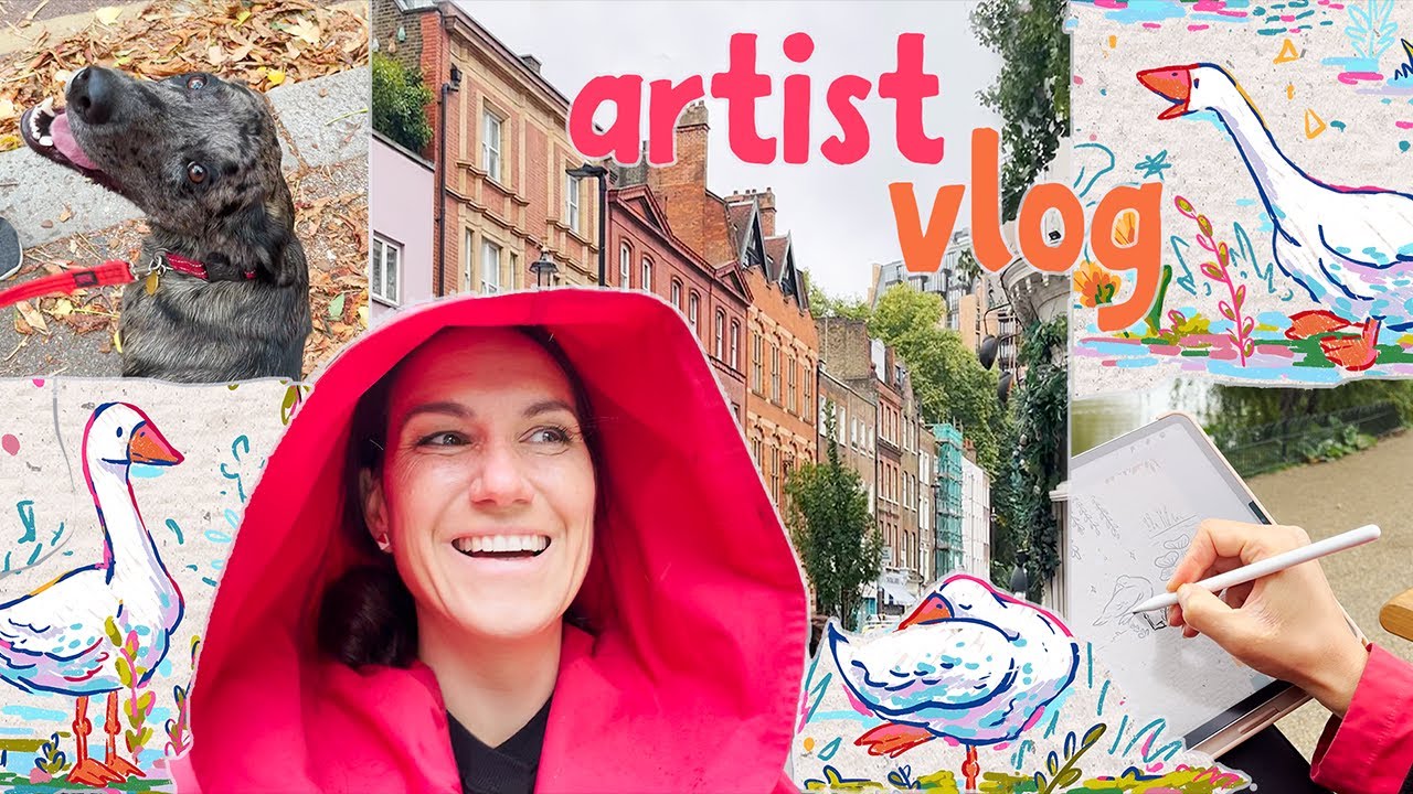 Cozy London Vlog 🎨 A day in my life as an artist