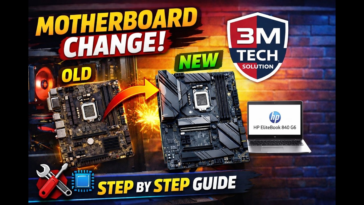 how to Replace  HP EliteBook 840 G6 Motherboard, #hpelitebook #motherboard #change #replace