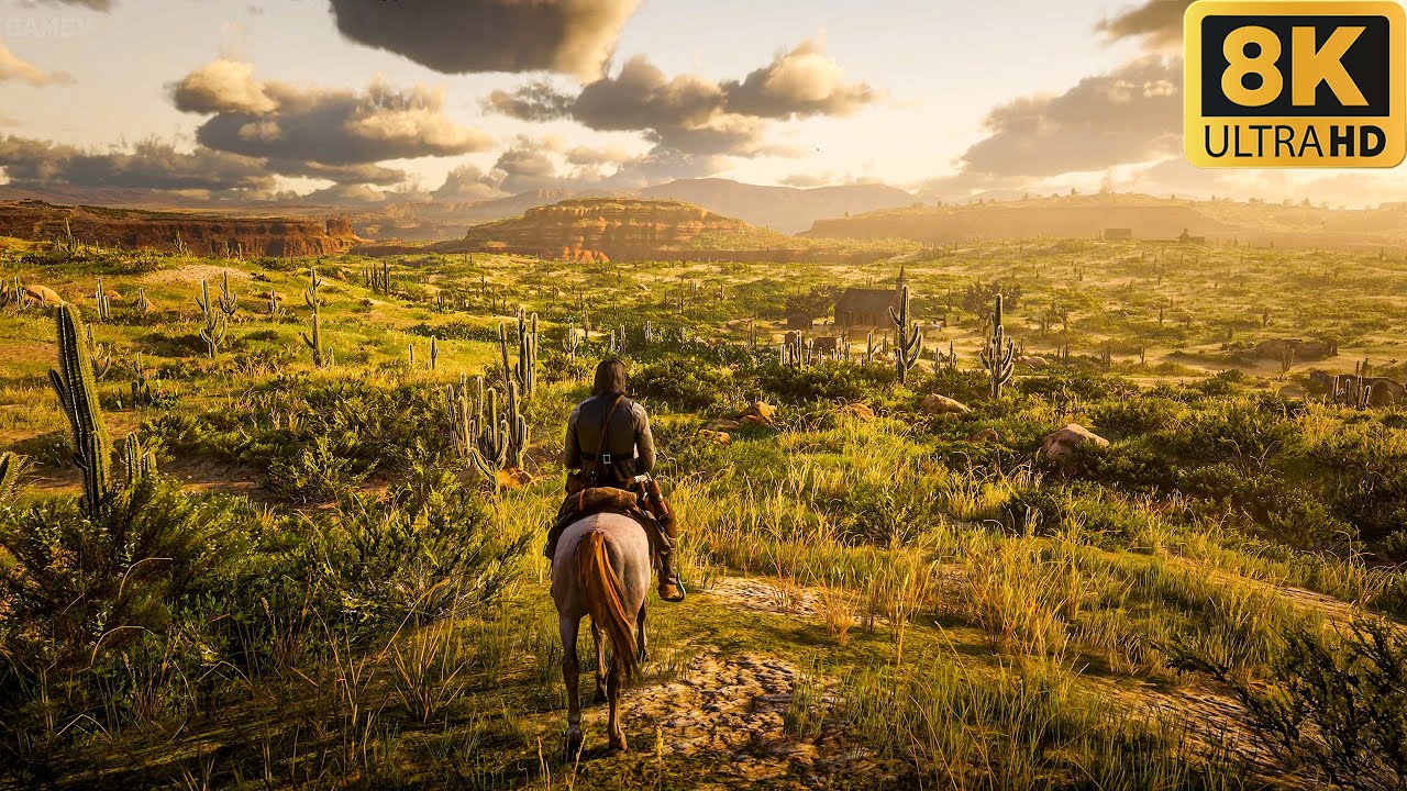 [8K] Red Dead Redemption 2  Photorealistic Graphics! Close To Realism - Raytracing RTX4090 I9 13900K