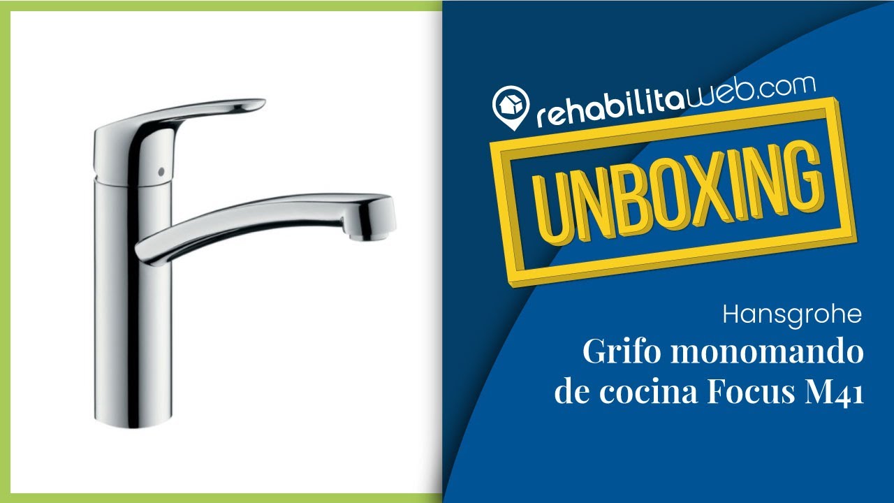 UNBOXING - Grifo monomando de cocina Focus M41 Hansgrohe