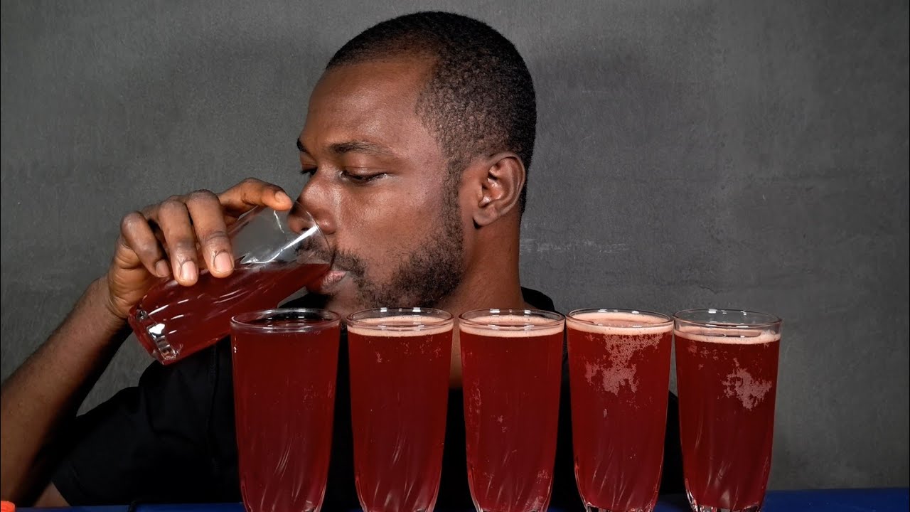 ASMR DRINKING | NIGERIAN RED SODA DRINK ASMR