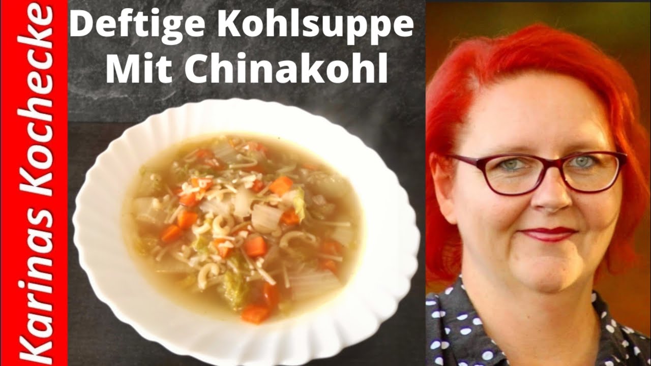 Deftige Kohlsuppe ein einfaches günstiges Mittagessen und vegetarisch leckeres Herbst Rezept 😋👌