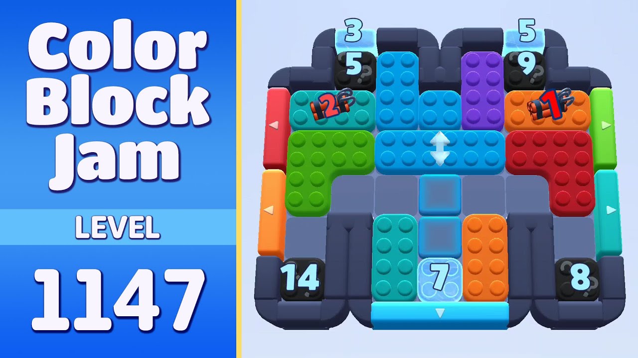 Color Block Jam Уровень 1147 (1148) | Все головоломки решены! 🎯