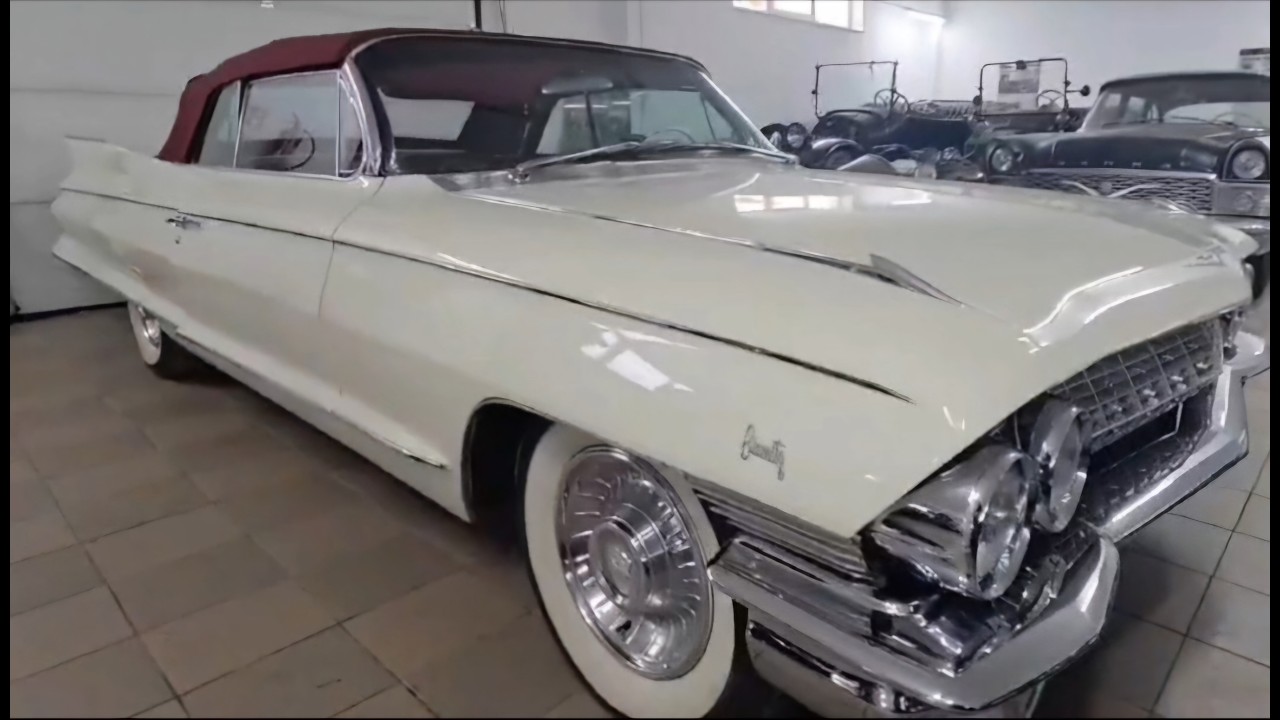 1961 Cadillac 6.4 V8 Pure Sound: Cold Start, Interior & Exhaust (330 HP Beast!)