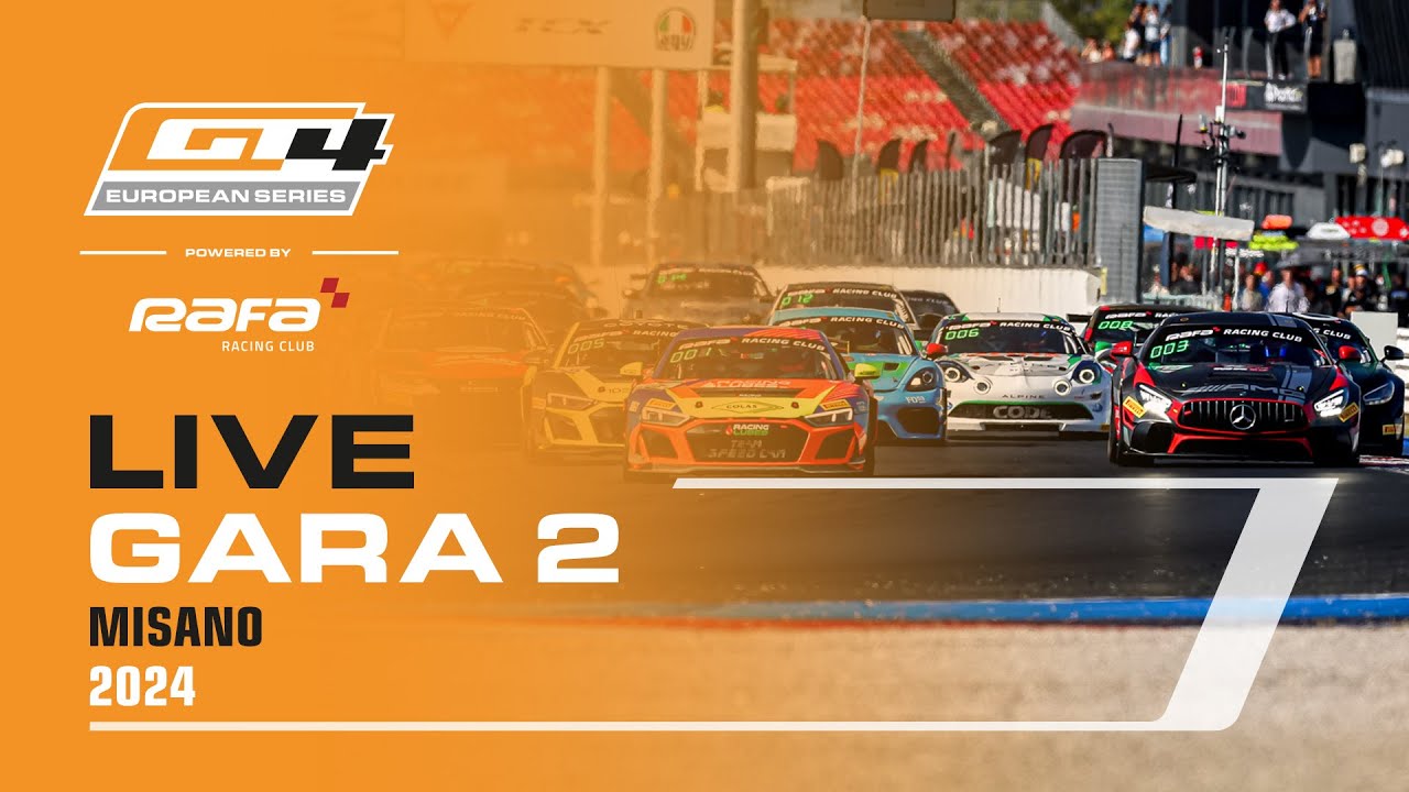 LIVE I Gara 2 I Misano I GT4 European Series Powered by RAFA Racing Club 2024