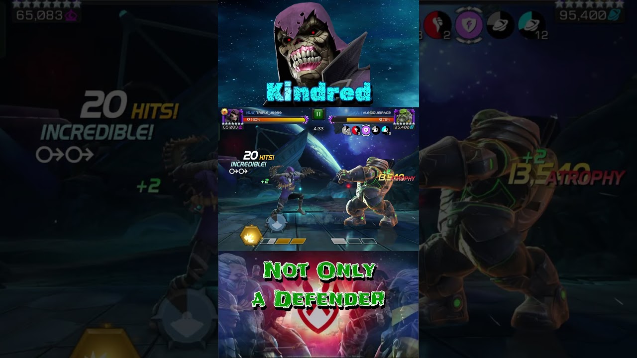 Kindred. Not only a defender!  #mcoc #mcocgameplay