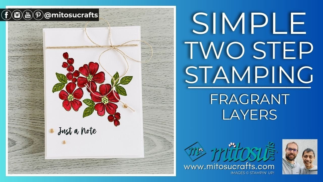 🔴 21st January 2026 Cardmaking and Papercraft LIVE Demonstration using Stampin' Up! Products