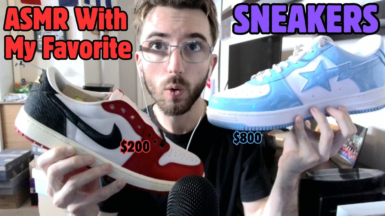 ASMR With My Favorite Sneakers From My Collection 👟 (Relaxing Sounds)