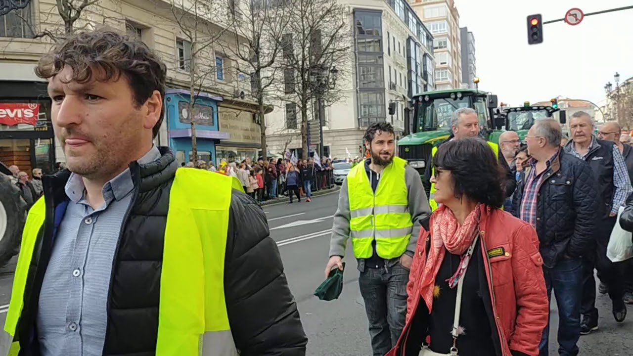 MANIFESTACION DE GANADEROS Y AGRICULTORES EN SANTANDER (28/02/2020)