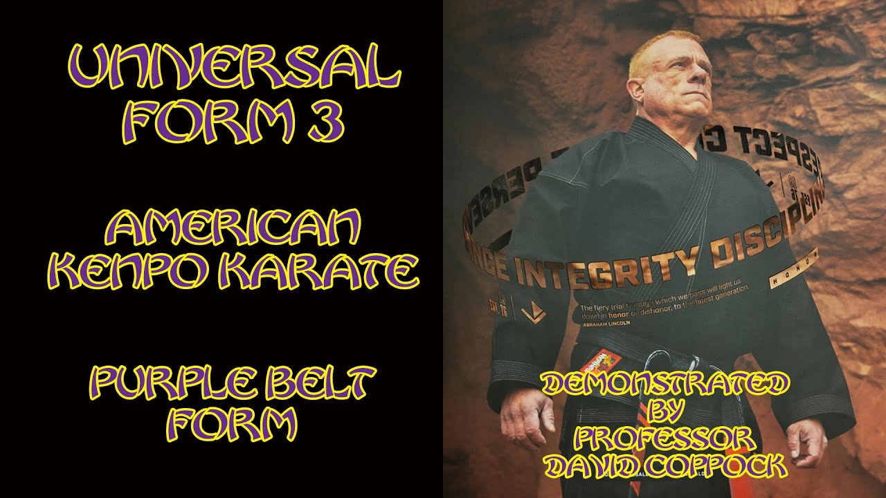 Universal Form 3  - American Kenpo Karate
