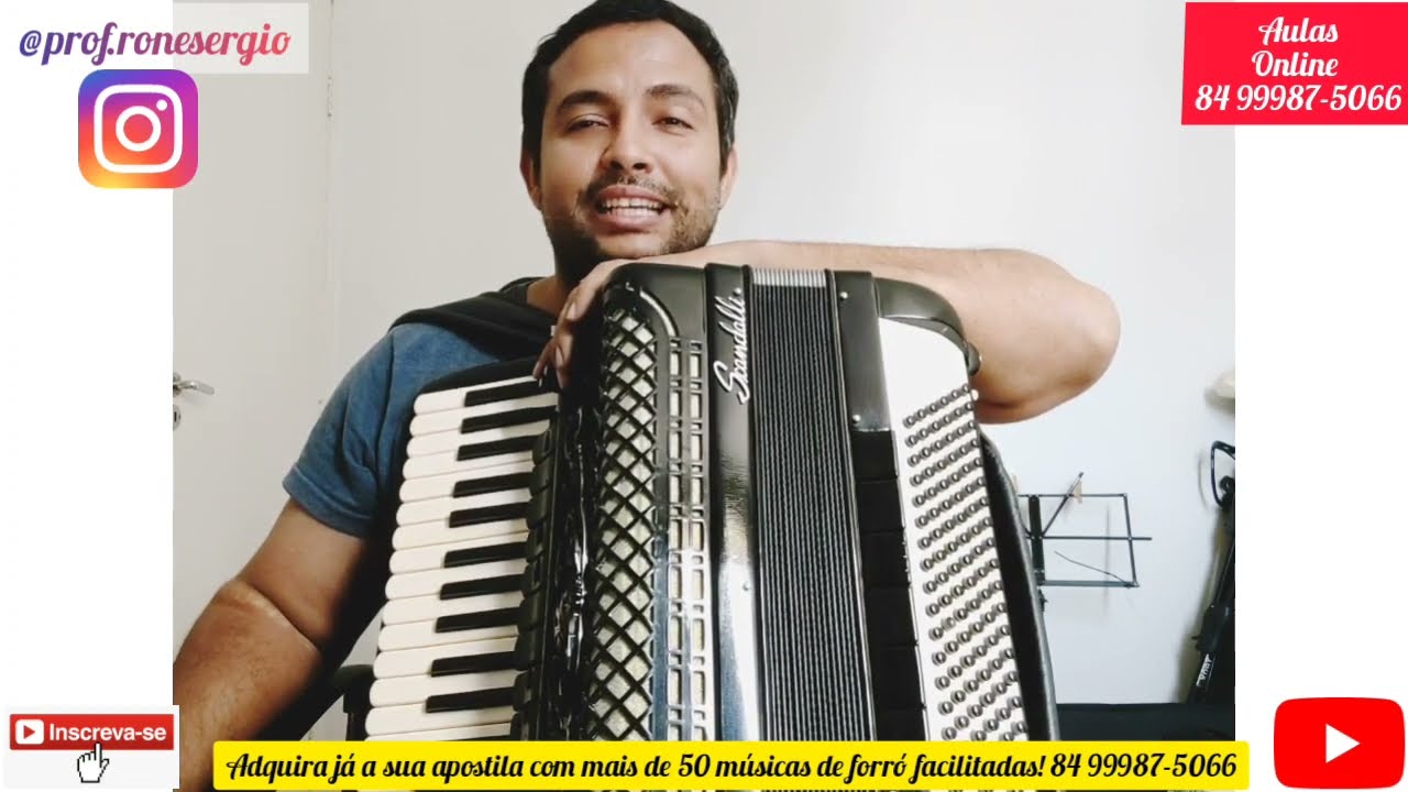 Como Tocar na Sanfona a Música  