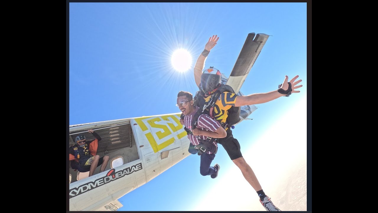Dubai Skydiving Experience | Skydiving Over Dubai Palm | Ajay’s Quiet Journeys