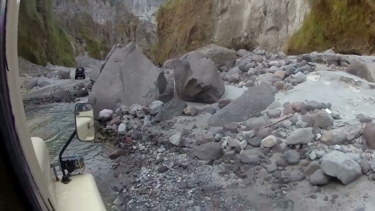 Mt Pinatubo Stage 5 - Jeep Ride Back -Travel Vlog #89