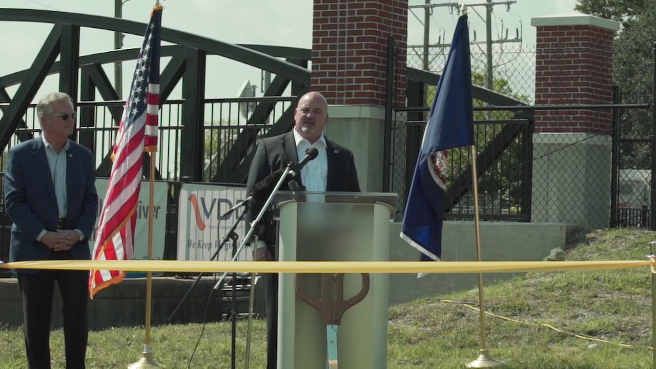 Charlie Kilpatrick Speaking at the Design-Build Completion Ceremony of Elizabeth River Tunnels