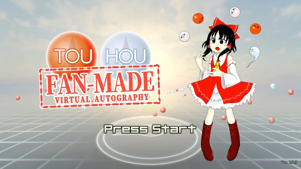 東方覚醒珠 ~ Fan-made Virtual Autography || Marisa Lunatic No Bomb (Continuous Play)