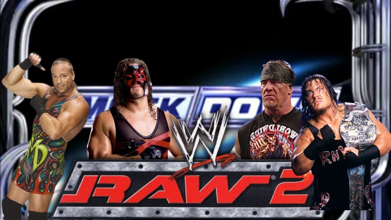 WWE RAW 2 - Kane Season Mode - Week 2 - Smackdown - Kane and Rob Van Dam vs. Undertaker and Rhyno