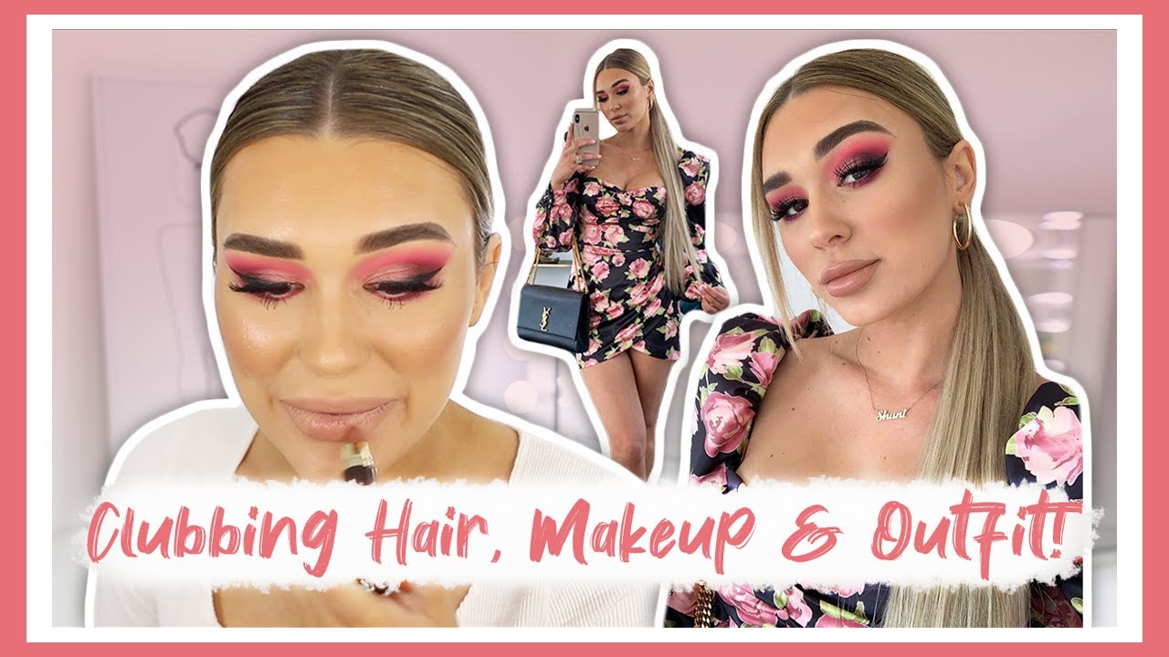 Full Beat Clubbing Makeup, Hair & Outfit! (LONGWEAR MAKEUP)