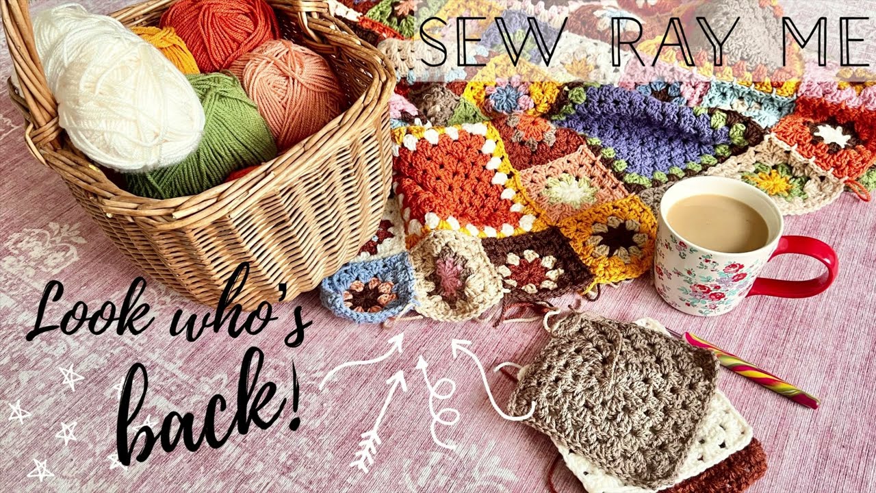 🧡Sew Ray Me ~ Смотрите, кто вернулся! ~ Я обрела вдохновение для вязания крючком! Плед Attic 24 F...