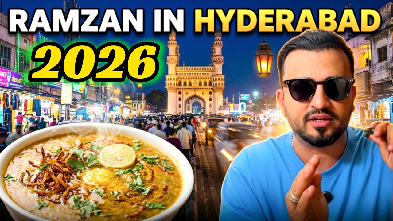 Ramzan in Hyderabad 2026 | Haleem, Charminar Nights & Hyderabad Bazaar Full Vlog