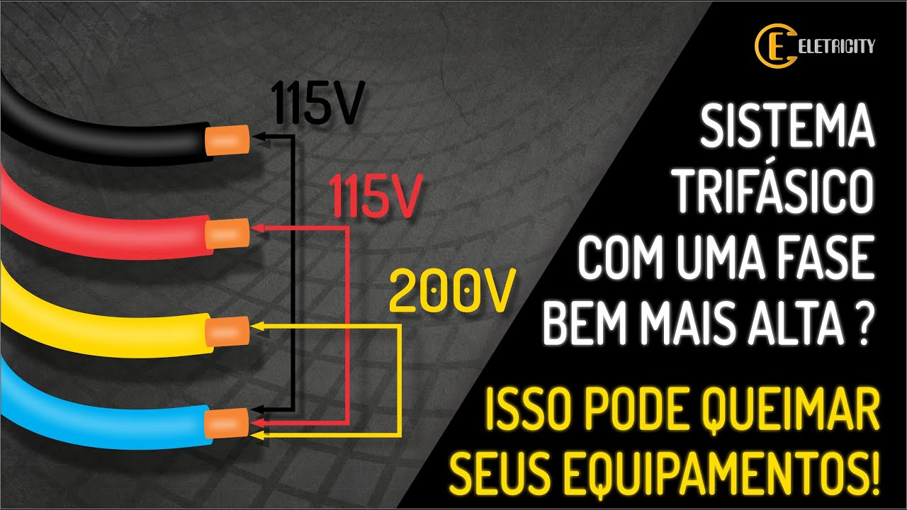 SISTEMA TRIFÁSICO COM UMA FASE BEM MAIS ALTA? – ISSO PODE QUEIMAR SEUS EQUIPAMENTOS!