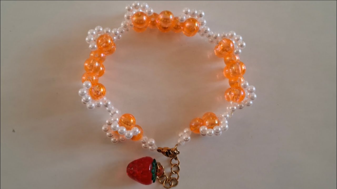 دستبند برجسته مرواریدی #جواهردوزی#دستبند#مروارید#هنر#هنردرخانه#هنردست#bracelet