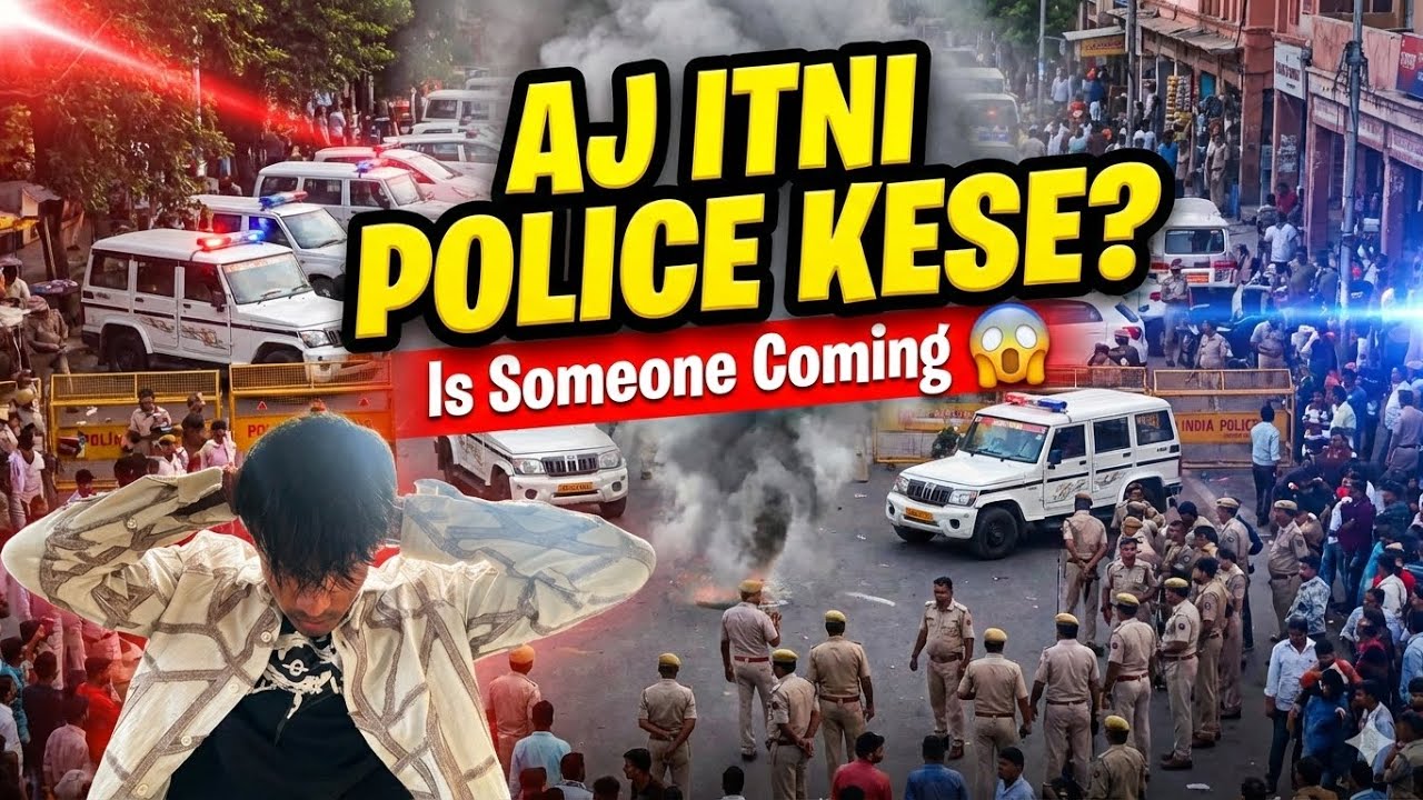 Aj Itni Police Kese? | Is Someone Coming 😱