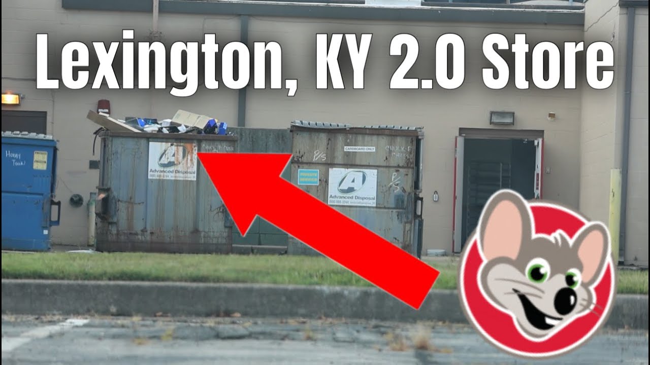Dumpster Diving A Closed Chuck E Cheese in Lexington, Kentucky