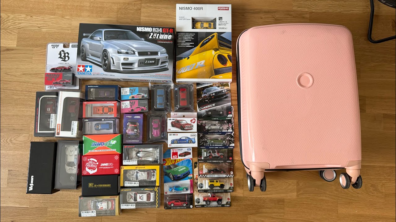 Suitcase Unboxing from Japan – Rare Die-Cast and Model cars!