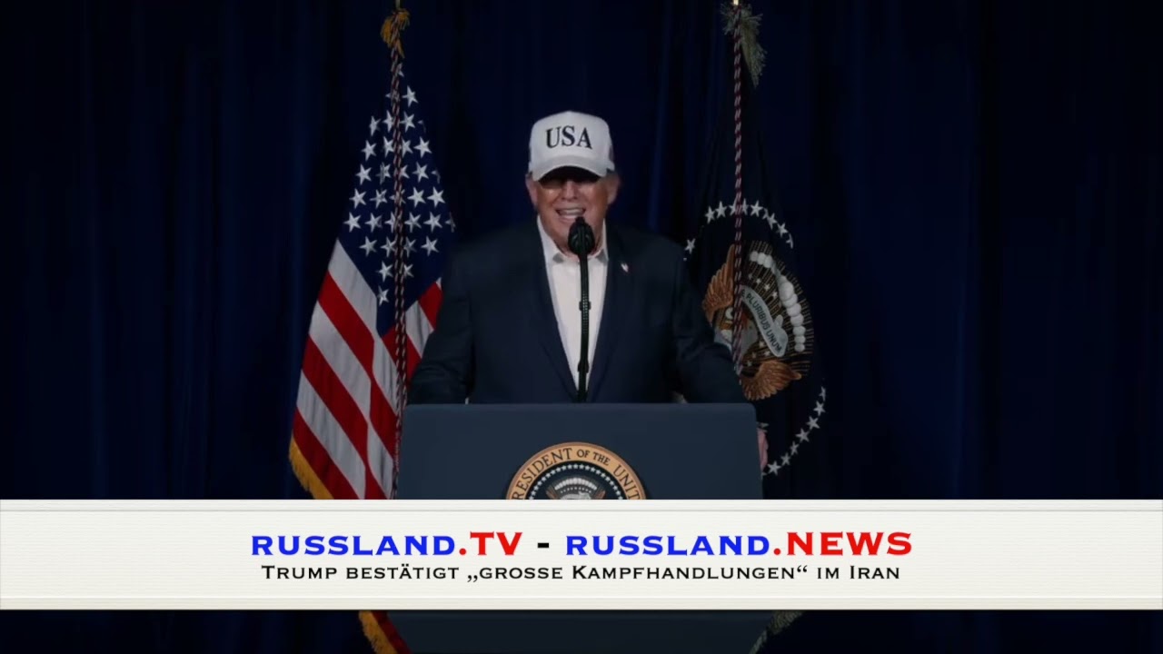 Trump best&auml;tigt &bdquo;gro&szlig;e Kampfhandlungen&ldquo; im Iran