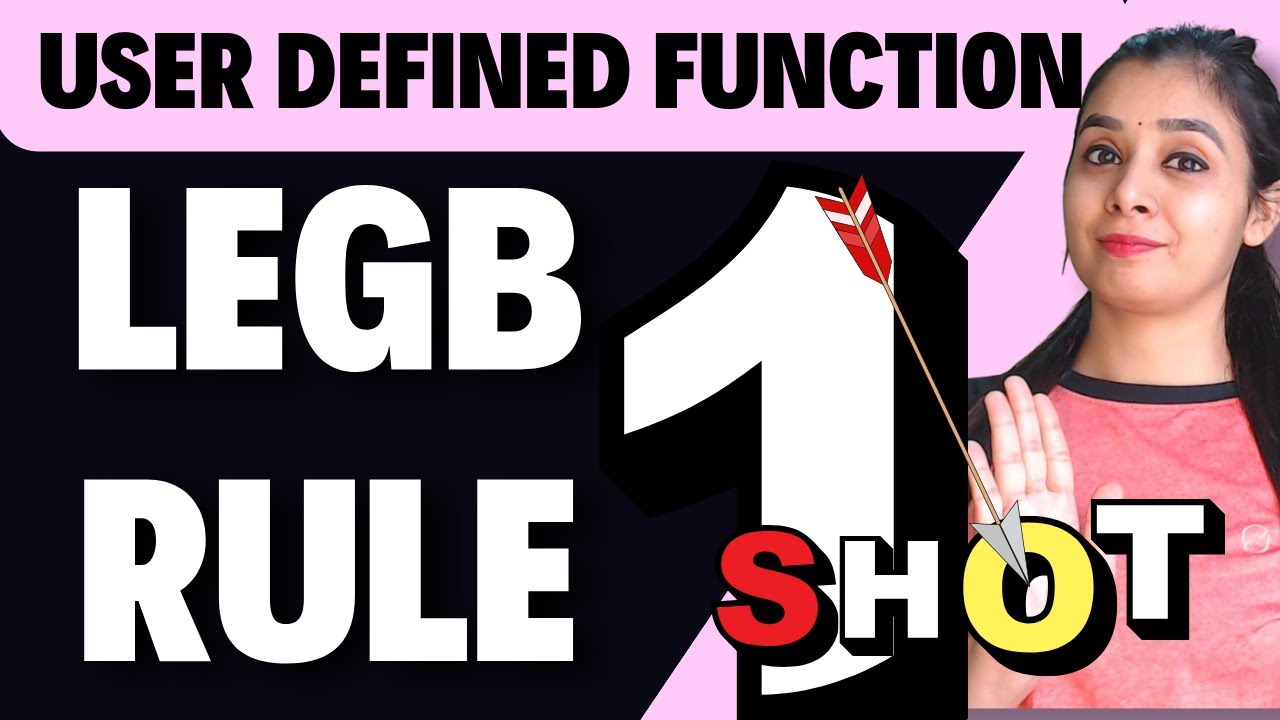 PYTHON - User Defined Functions | LEGB RULE | Class 12 Computer Science #csclass12 #class12cs