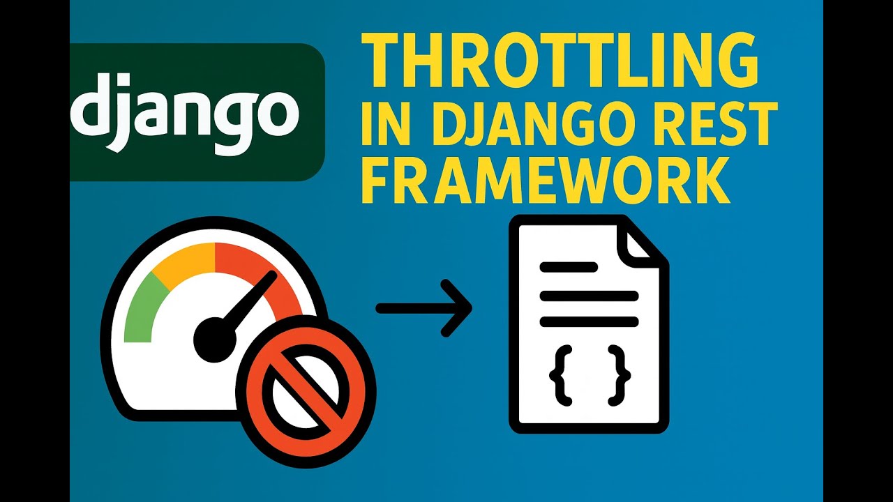 Django REST Framework Throttling Explained | Rate Limiting API Requests,  Boost API Performance