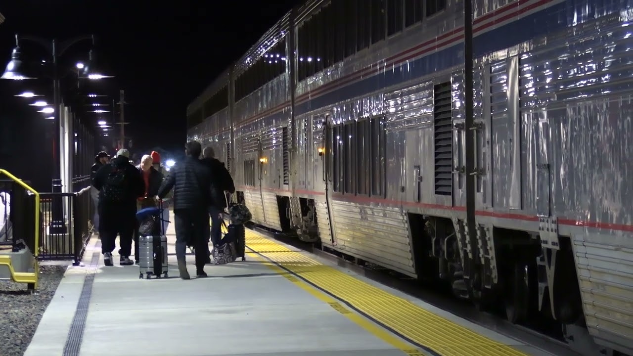 The Calif. Zephyr in Ft. Morgan on 11FEB2026
