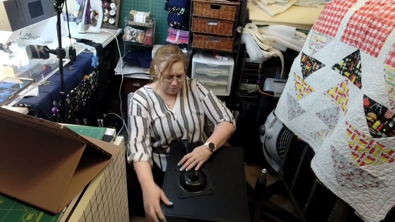 Sew Yeah Unboxing FABRIC and a SEWING CHAIR woooo hoooo