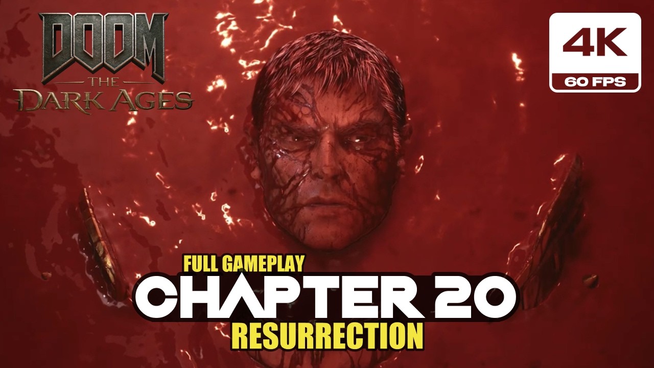 DOOM: The Dark Ages - Chapter 20: Resurrection Gameplay  (4K 60FPS PC Ultra Nightmare Settings)