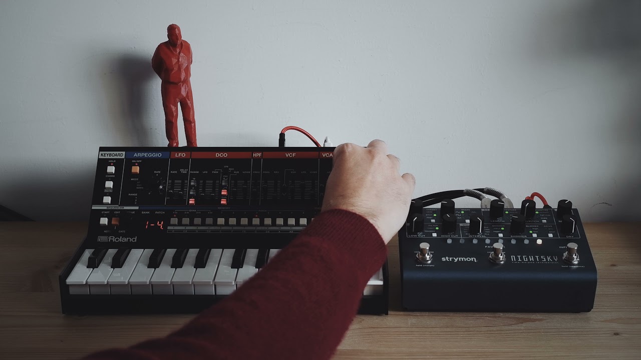Roland Boutique Juno 06a and Strymon  Nightsky