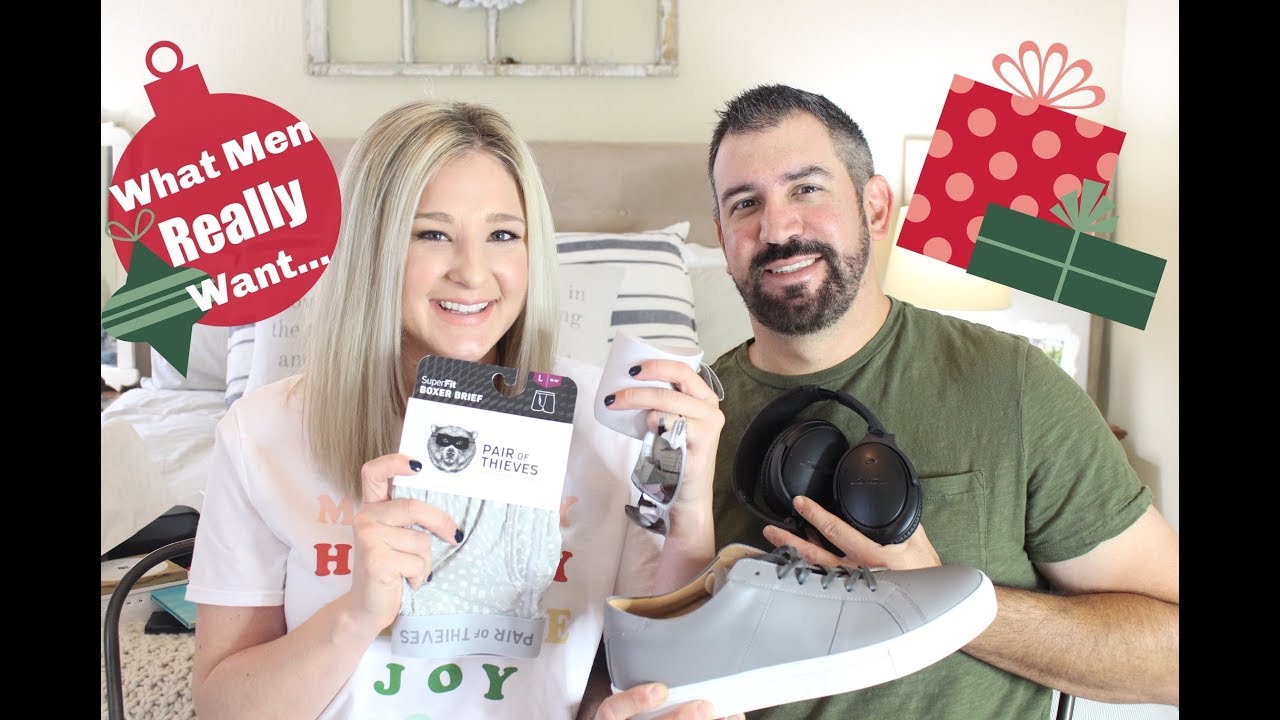 HOLIDAY GIFT GUIDE FOR MEN | WHAT MEN REALLY WANT!!