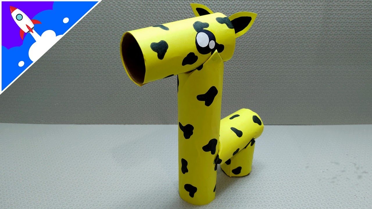 Como fazer uma girafa de papel