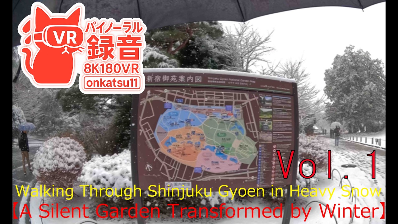 [Walking Through Shinjuku Gyoen in Heavy Snow—A Silent Garden Transformed by Winter] Chapter One‼