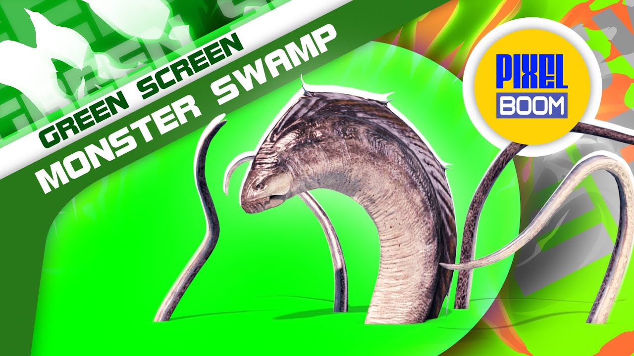 Green Screen Monster of the Swamp Tentacles - Footage PixelBoom