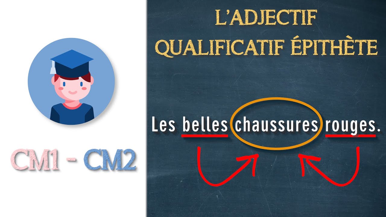 L'adjectif qualificatif épithète - CM1 CM2 - Petits Savants