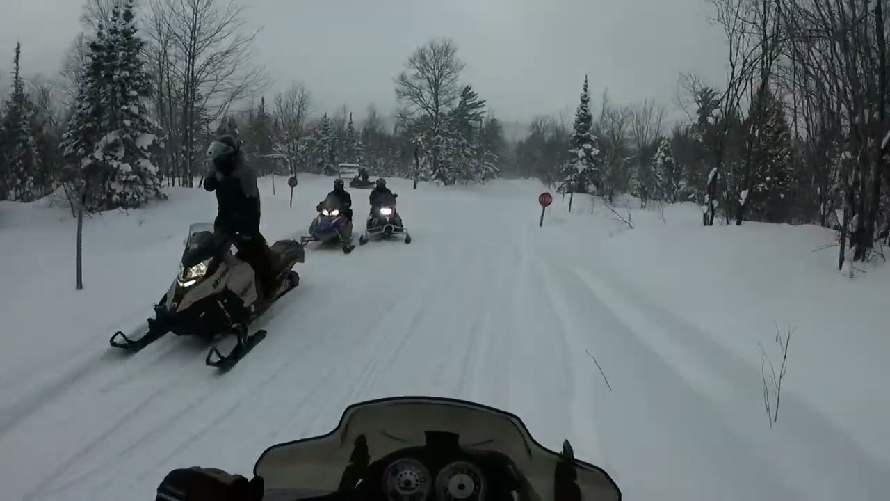 Snowmobile Michigan Trip part 7, Last video