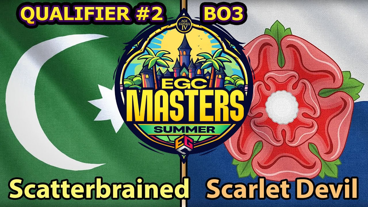 Ambitionen - Scatterbrained vs Scarlet Devil - EGC Masters Summer - Qualifier 2 - Age of Empires 4