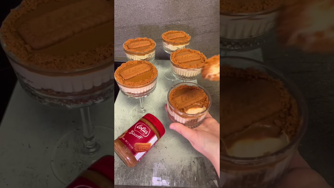 Lotus Biscoff Dessert im Glas/Bardak Tatlısı