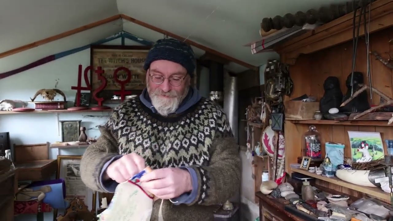 Inside Steve Patterson's Witchcraft Shed in Cornwall