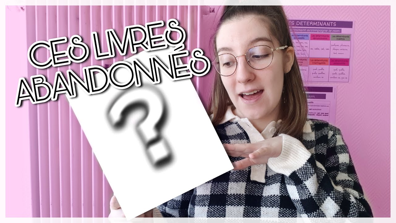 CES LIVRES QUE J'AI ABANDONNÉS...
