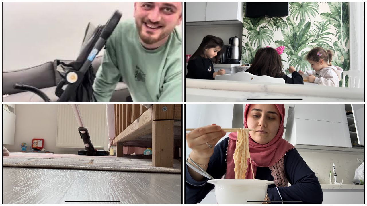 BİRAZ TEMİZLİK, BİRAZ YEMEK, TAM BİR GÜNLÜK VLOG | 3 ÇOCUKLU HAYAT | BEBEK ARABAMIZI TAMİR EDİYORUZ