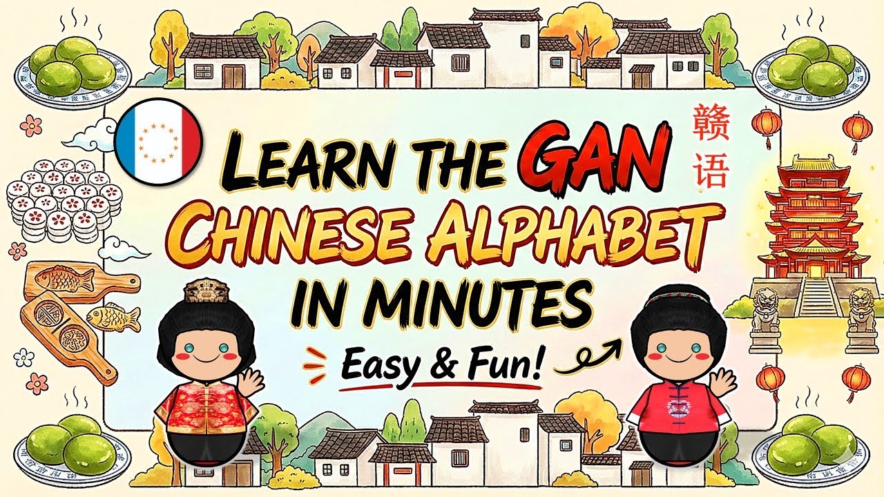Learn the Gan Chinese Language Alphabet in Just Minutes!